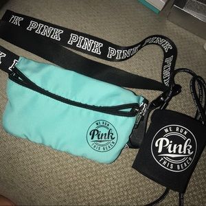 VS PINK Fanny Pack and Coozie